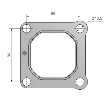 Steel gasket