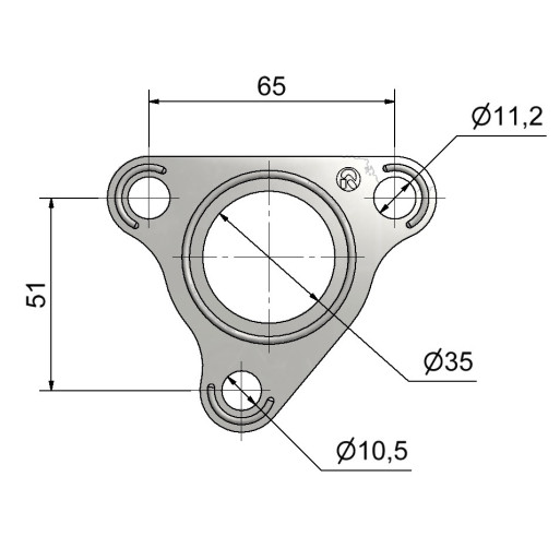 Steel gasket