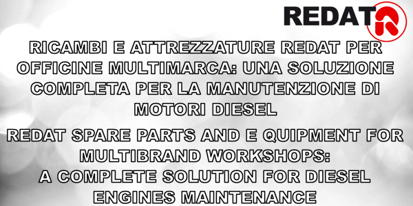 Ricambi e attrezzature REDAT per officine multimarca: una soluzione completa per la manutenzione di motori diesel