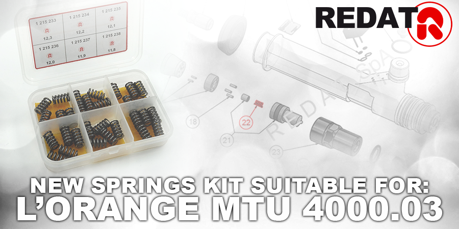 Springs kit for L'Orange MTU 4000.03 injector