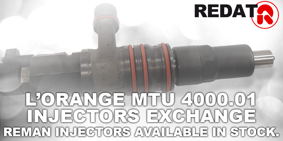 L’Orange MTU 4000.01 injectors exchange