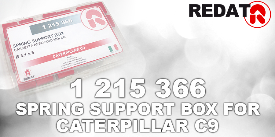 Spring support box for Caterpillar C9 injectors